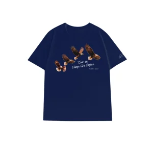 如鷹展翅短袖T恤