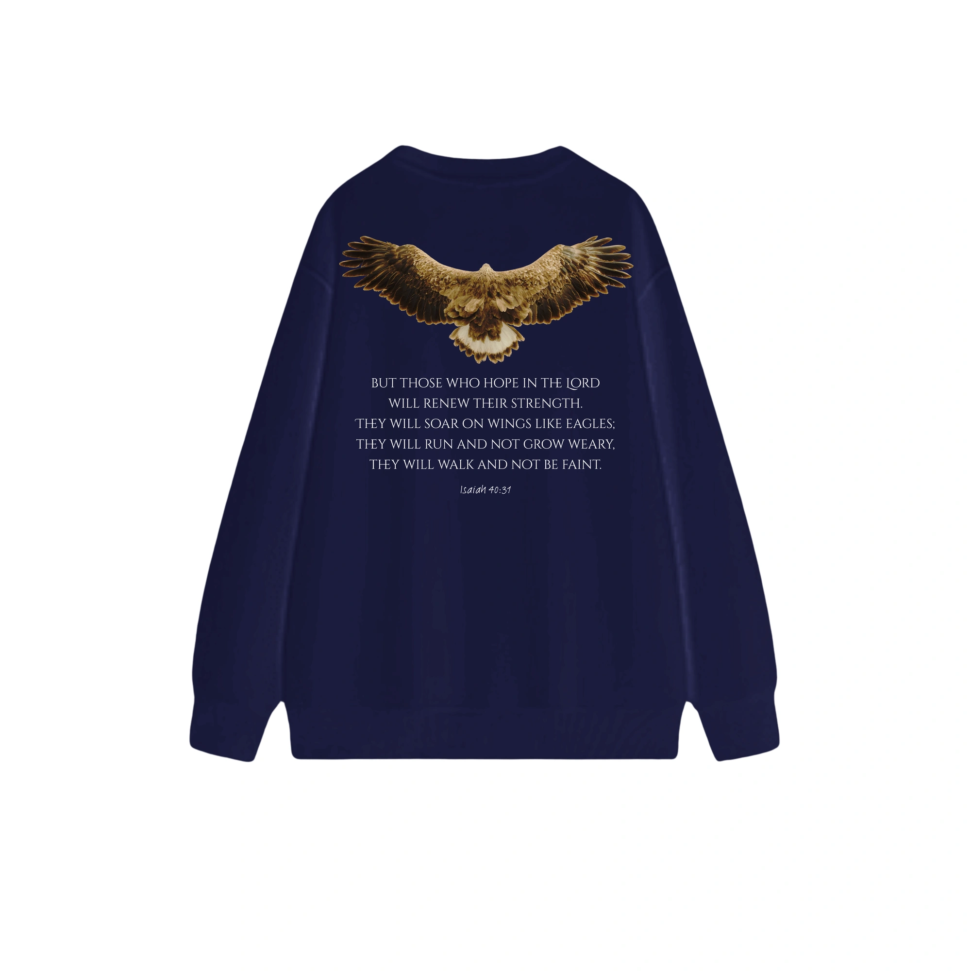 如鷹展翅長袖衛衣 - Image 2