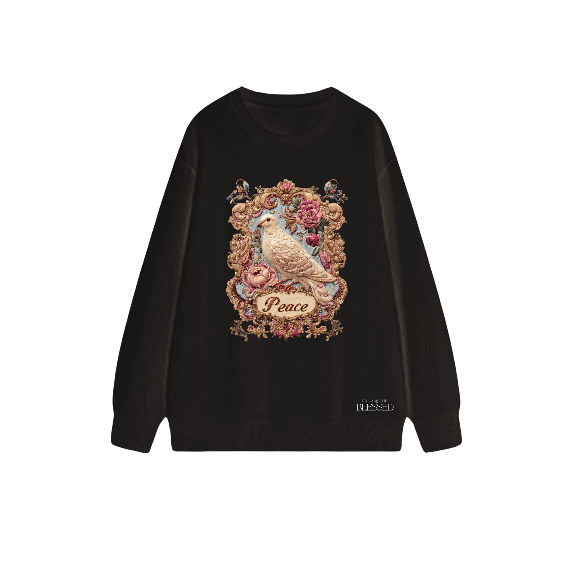 平安鴿子長袖衞衣